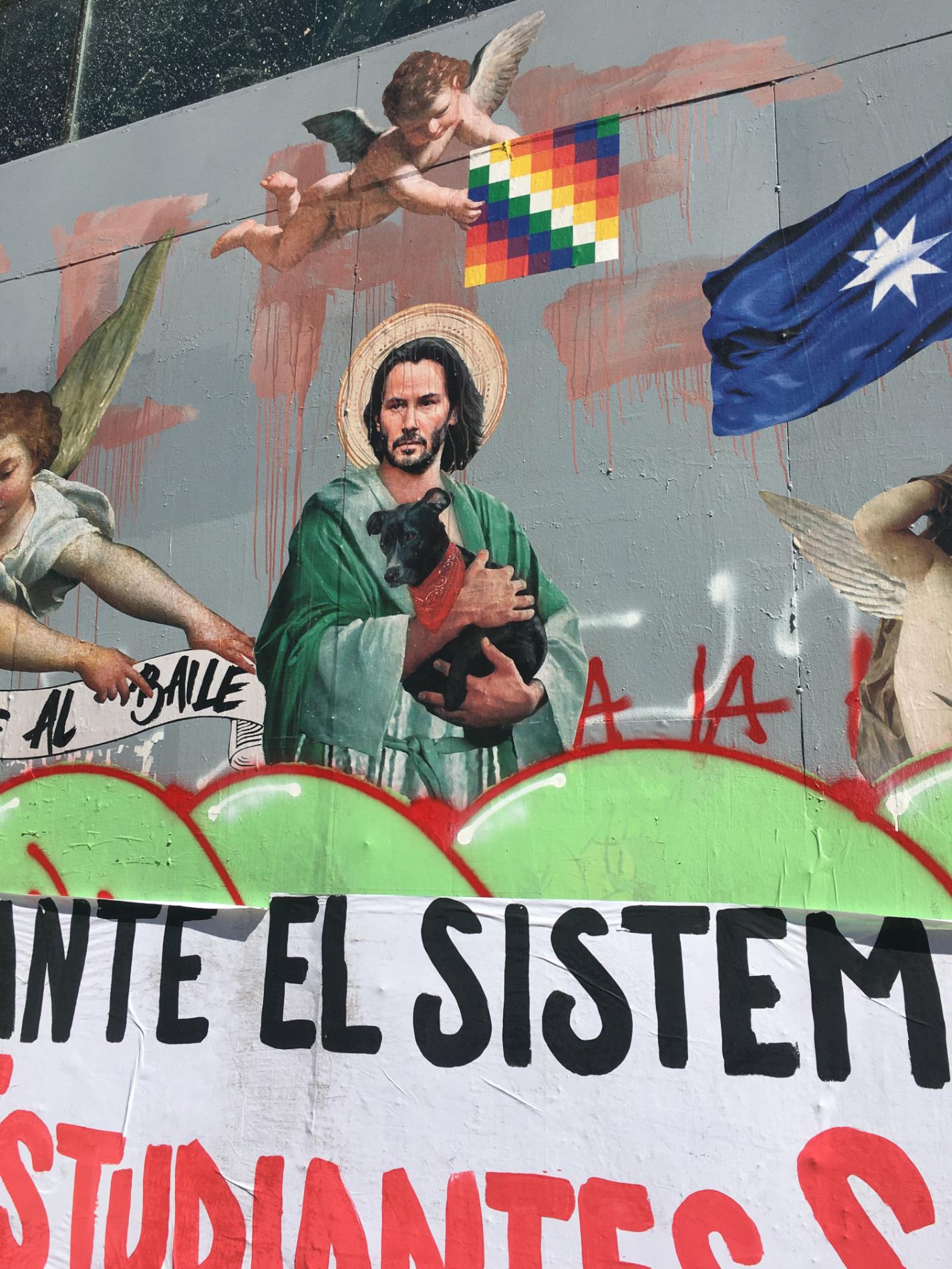 Street art in Santiago