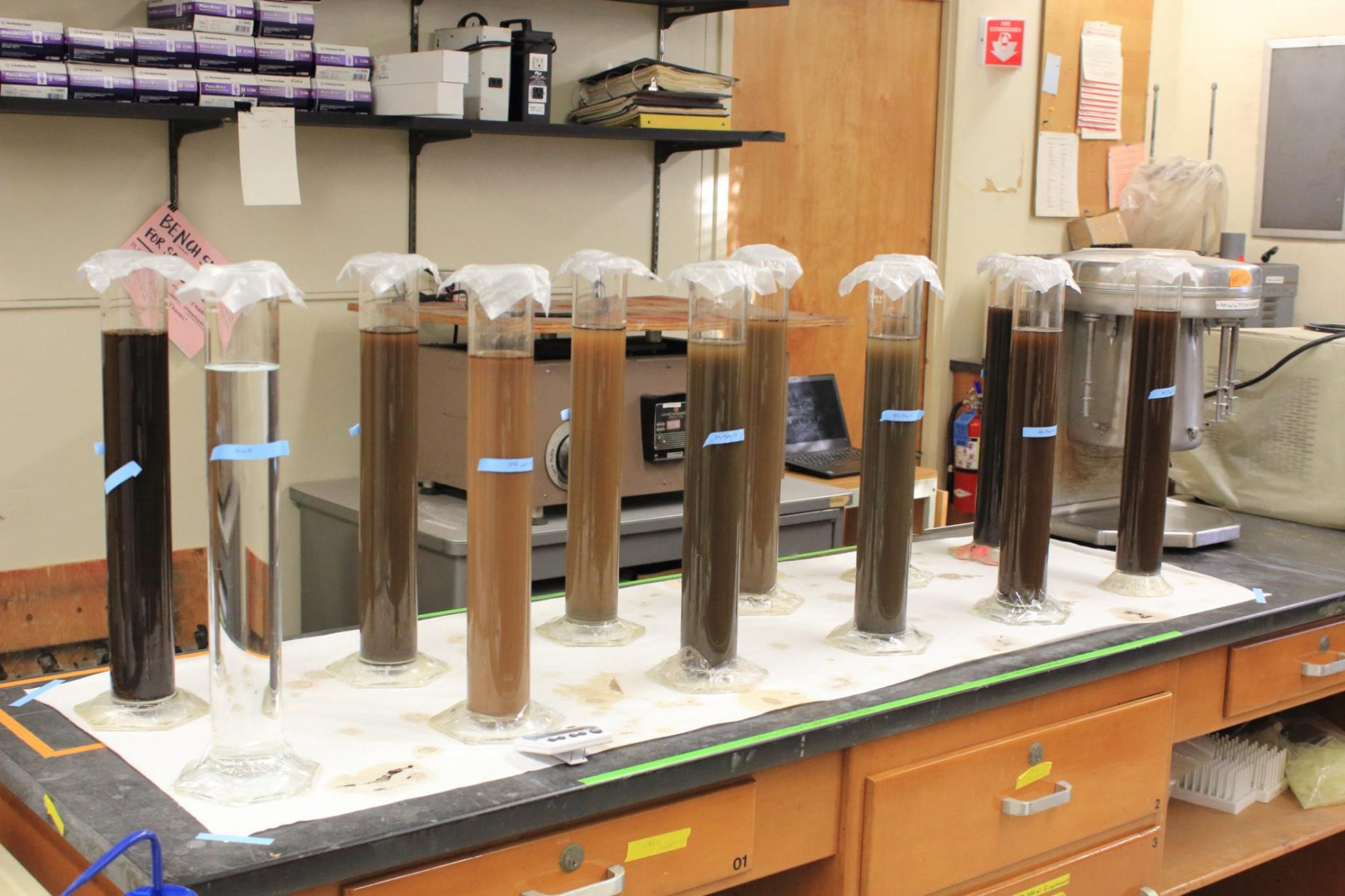 Troy soil samples
