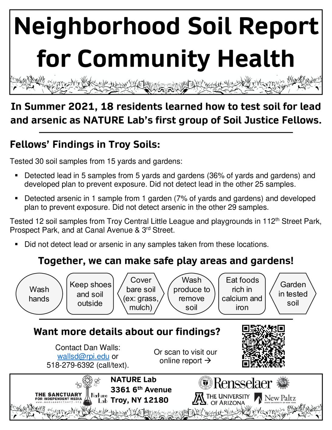 Soil Justice Workshops Flyer