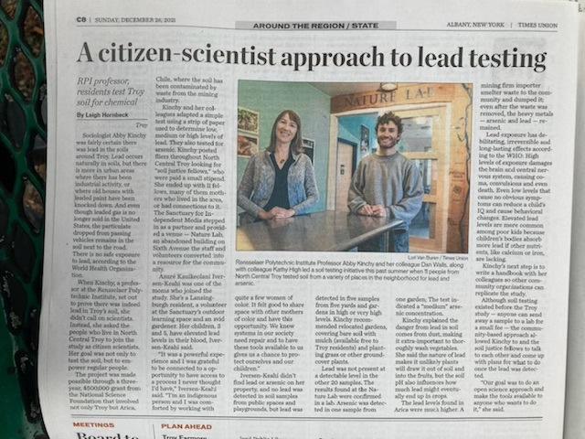 Times Union Article